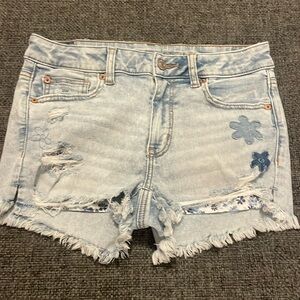 american eagle high wasted shorts